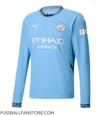 Manchester City Replik Heimtrikot 2024-25 Langarm